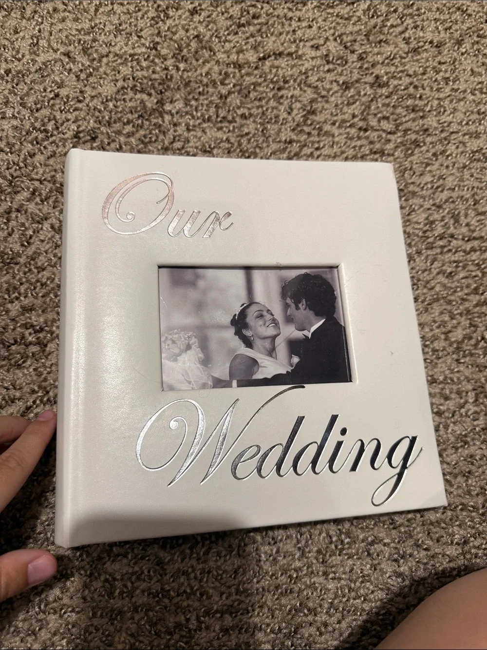 Our Wedding Photo Album - White Hardcover Keepsake